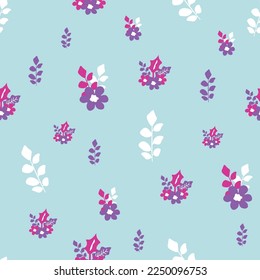 Bouquet seamless sky background repeat pattern 