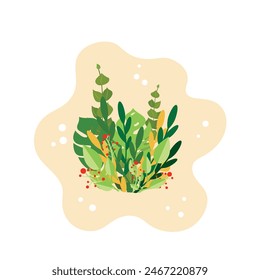 A bouquet of spring flowers on an abstract background