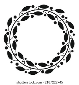 Plantilla de Bouquet para el diseño de logotipo y tarjeta. Imagen de la ilustración del vector.