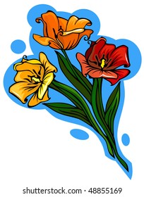 bouquet of tulips