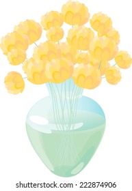 bouquet in the vase