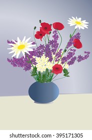 Bouquet in a vase