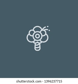 Bouquet vector icon. Bouquet concept stroke symbol design. Thin graphic elements vector illustration, outline pattern for your web site design, logo, UI. EPS 10.