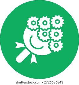 Ilustración de diseño de icono de Vector de ramo