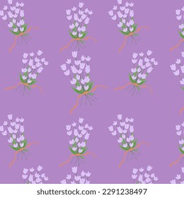 Bouquets von Lavendel, Vektorgrafik