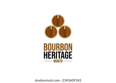 Bourbon Heritage Month background template Holiday concept