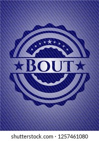 Bout with denim texture