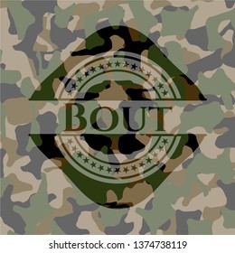 Bout on camo texture