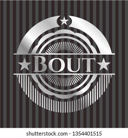 Bout silver emblem or badge