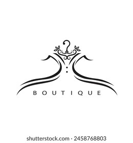boutique branding icon vector concept design template web
