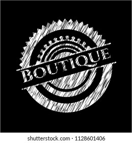 Boutique chalk emblem