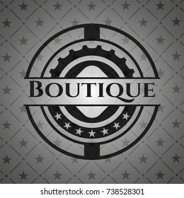 Boutique dark emblem. Retro
