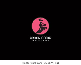 Boutique fashion logo design template