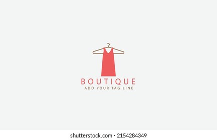 Boutique Fashion Vector Logo Design Stock Vector (Royalty Free ...