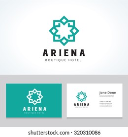 Boutique Hotel Logo,Hotel Logo,Vintage Logo,Vector Logo Template