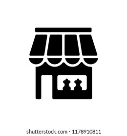 boutique icon vector design eps 10. glyph icon design