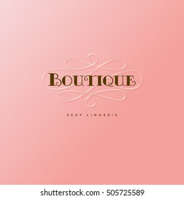 Boutique Lingerie Logo