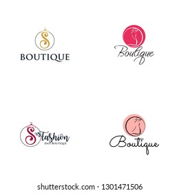 Boutique Logo Design Stock Vector (Royalty Free) 1301471506 | Shutterstock