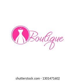 Bridal Shop Vector Logo Design Template Stock Vector (Royalty Free ...