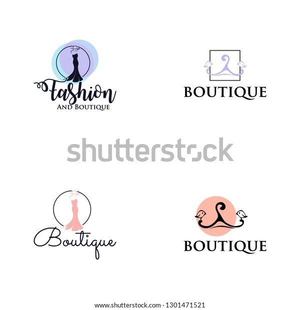 Boutique Logo Design Stock Vector (Royalty Free) 1301471521 | Shutterstock