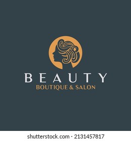 Boutique Logo Design Concept Template Vector for Fashion Business