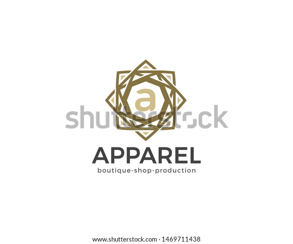 Boutique Logo Elegant Fashion Symbol Design Stock Vector Royalty Free