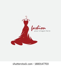 Boutique Logo Fashion Illustration Female Body Stock Vector (Royalty ...