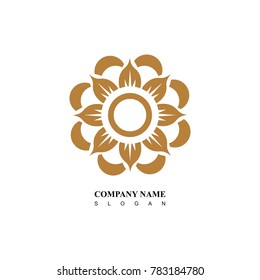 Boutique logo modern design. flat icon decorative template on white background