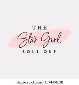 Boutique logo with premium style