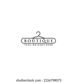 Plantilla de diseño de firma con logotipo Boutique