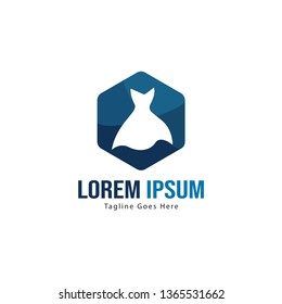 Boutique logo template design. minimalist Boutique logo with modern frame vector design
