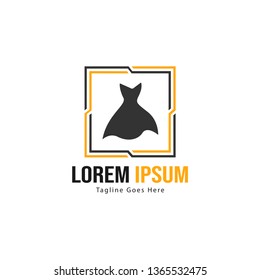 Boutique logo template design. minimalist Boutique logo with modern frame vector design