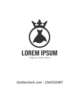 Boutique logo template design. minimalist Boutique logo with modern frame vector design