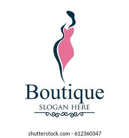 Boutique Logo Text Space Your Slogan Stock Vector (Royalty Free ...