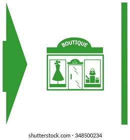 Boutique vector icon.