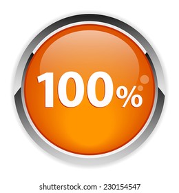 bouton internet 100% icon