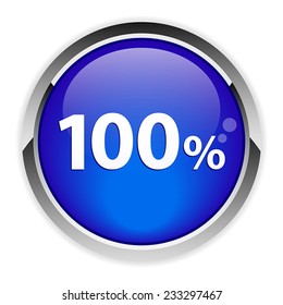 bouton internet 100% icon