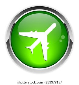 bouton internet avion icon