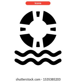 bouy icon isolated sign symbol vector illustration - high quality black style vector icons
