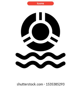 bouy icon isolated sign symbol vector illustration - high quality black style vector icons
