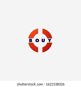 Bouy Logo Icon With Buoy Illustration For Help And Charity Company