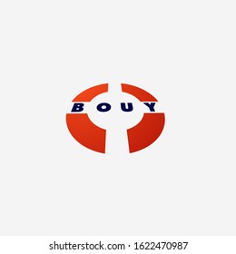 Bouy Logo Icon With Buoy Illustration For Help And Charity Company