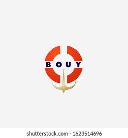 Bouy Logo Icon With Buoy Illustration For Help And Charity Company