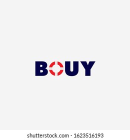 Bouy Logo Icon With Buoy Illustration For Help And Charity Company