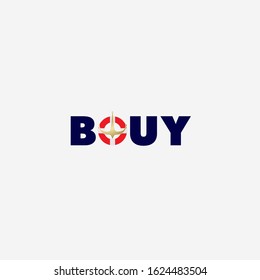 Bouy Logo Icon With Buoy Illustration For Help And Charity Company