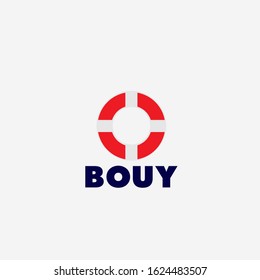 Bouy Logo Icon With Buoy Illustration For Help And Charity Company