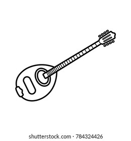 bouzouki icon vector