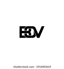 bov letter original monogram logo design