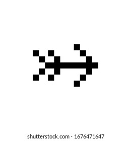 bow, archer, up, down, left, right and arrow icon. Perfect for application, web, logo, game and presentation template. icon design pixel art and line style