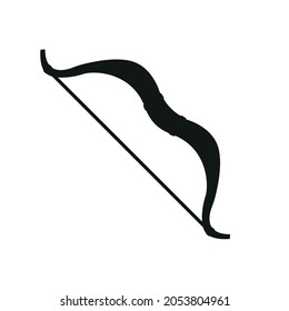 Símbolo vectorial de la silueta de arcos